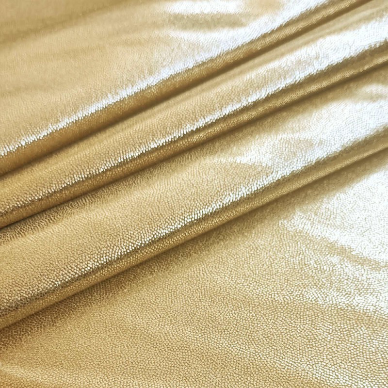 Lycra purpurina oro ligero