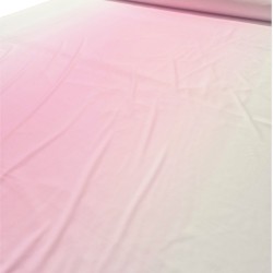 Lycra degrade blanco rosa ligero