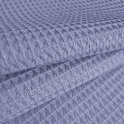 Pique Gofre waffle medium blue por metro