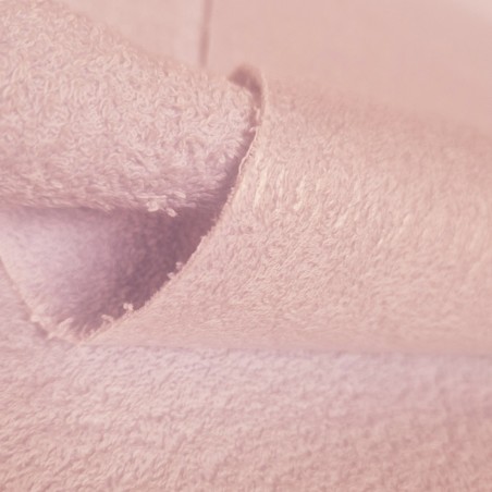 Rizo plastificado rosa por metro