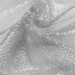 Cota de mallas ligera lurex plata