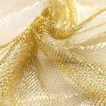 Red Cota de mallas ligera lurex oro