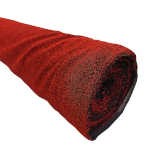 Rollo 25m Velo lurex rojo i love telas