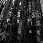 tela lentejuelas metálicas | negro