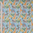 Algodón estampado animales girafas