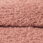 Rizo toalla rosa polvo